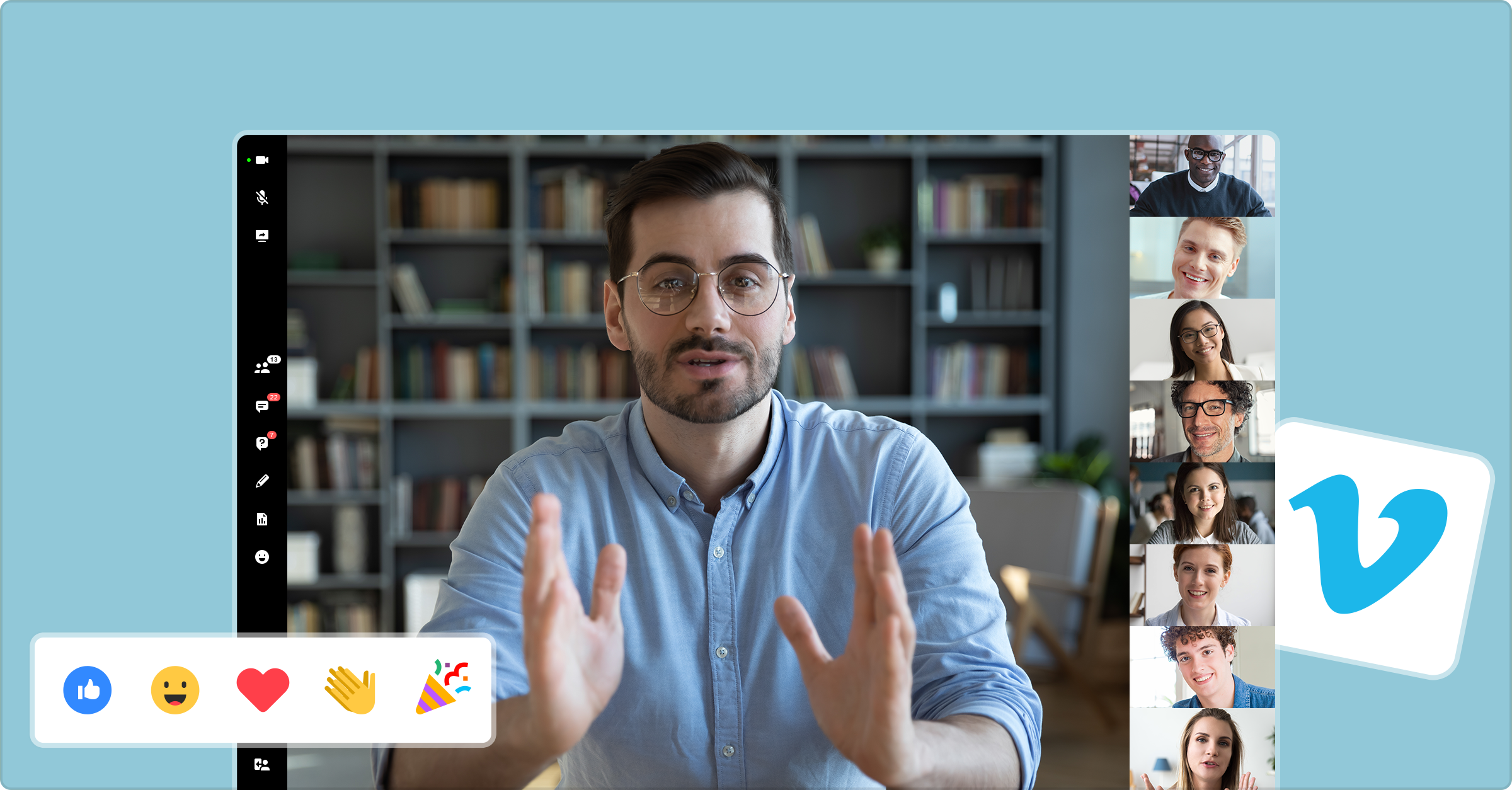 Samba Live video conferencing software new features